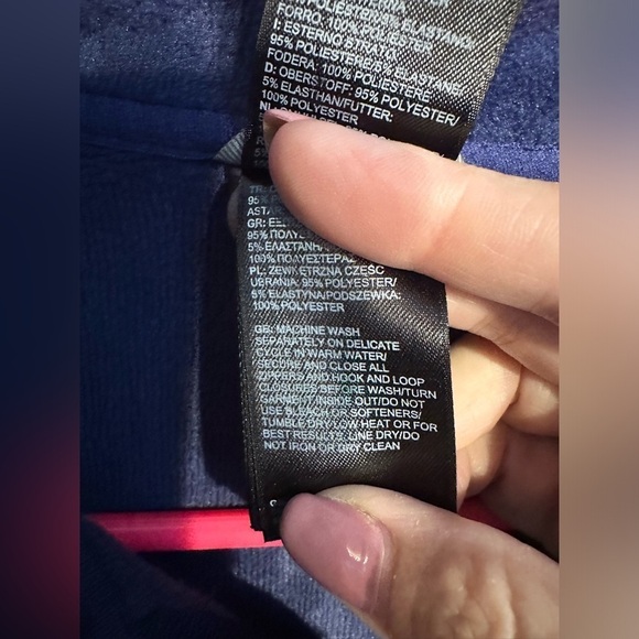 The North Face Lightweight Zip Up Jacket Polyester/Elastine Blend Size XL - Picture 6 of 12